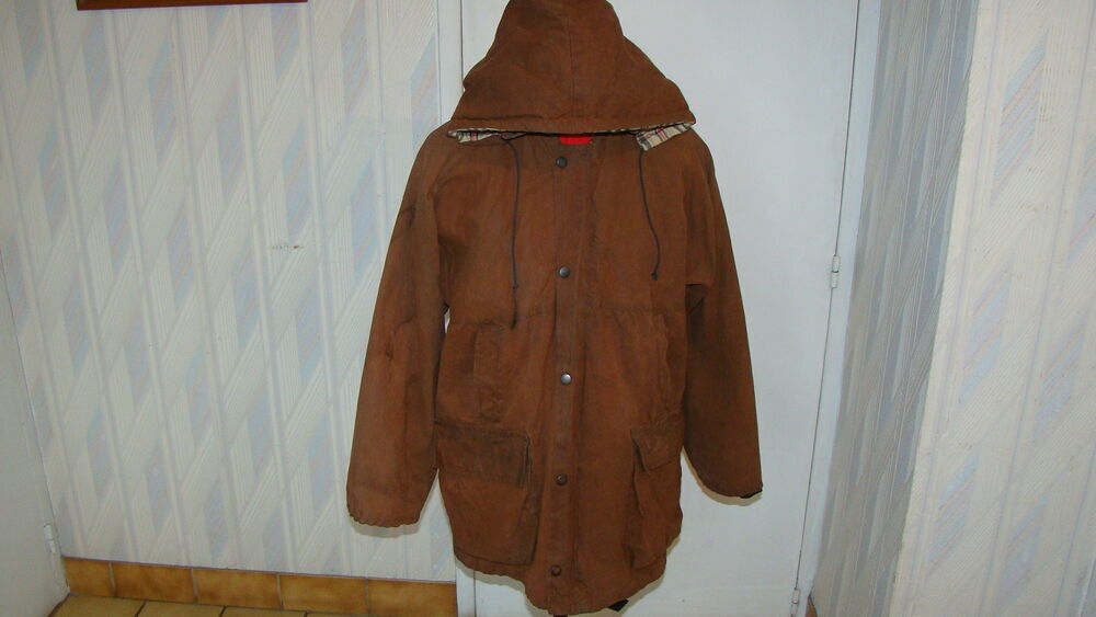 Veste en coton huil&eacute; style barbour - Taille XS Vêtements