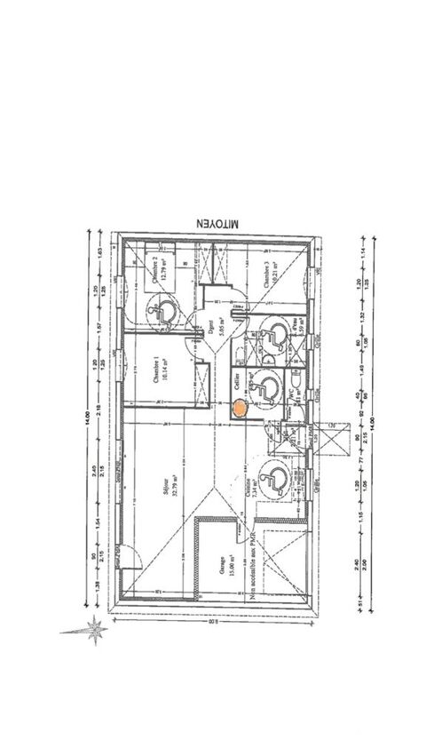   Maison T4 Maison - 4 pi�ce(s) - 93 m�