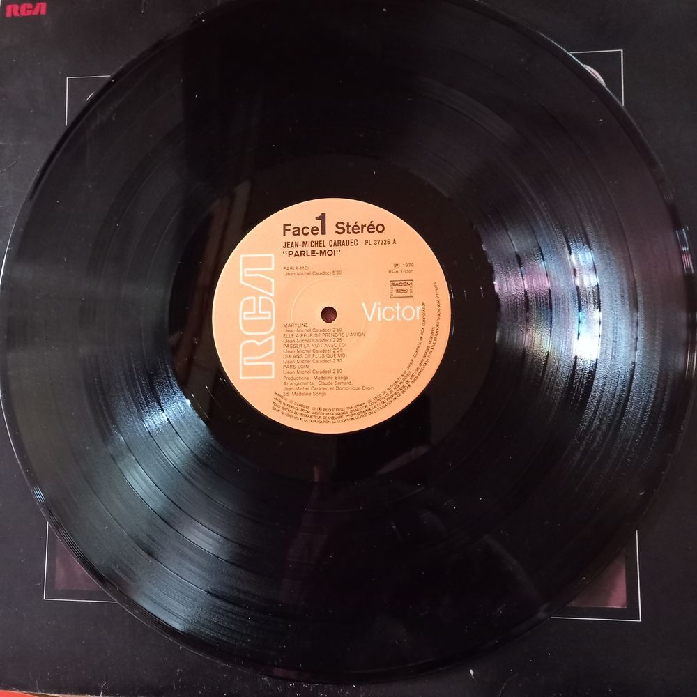 JEAN MICEL CARADEC/ DISQUE VYNIL 33 TOURS CD et vinyles