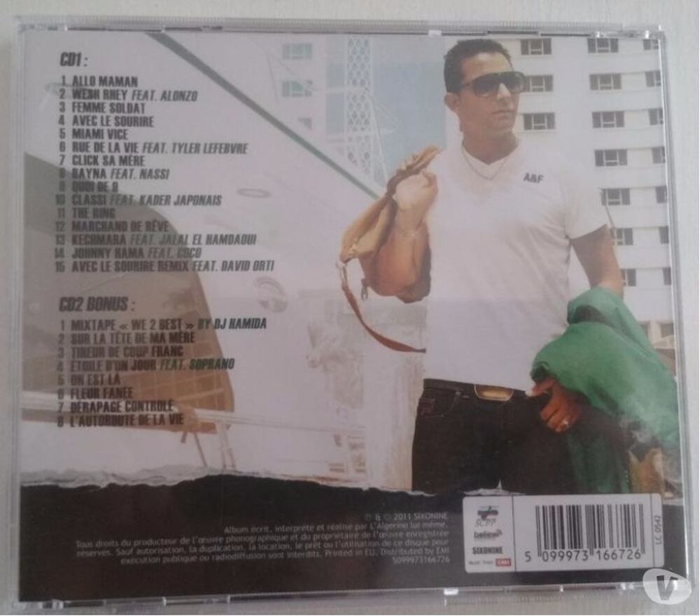 L'ALGERINO c'est correct double. CD et vinyles