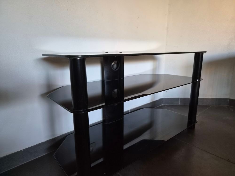 MEUBLE TV ETAGERES EN VERRES Meubles