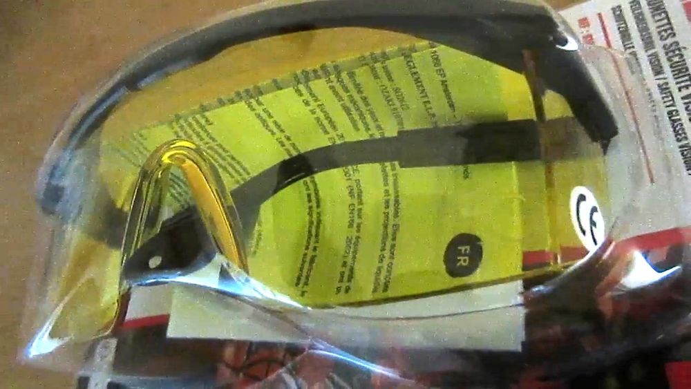 Lunettes de s&eacute;curit&eacute; Bricolage