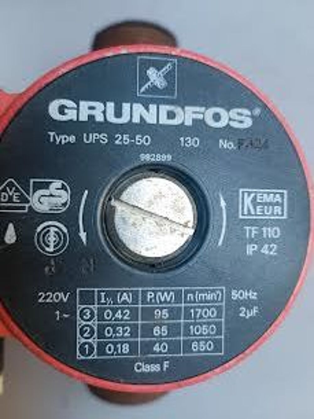 POMPE DE CHAUDIERE GRUNDFOSS Bricolage