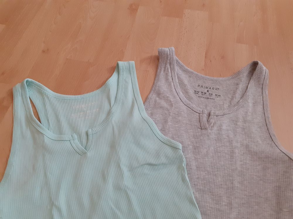 Lot de 2 tee-shirt nuit - vert et gris - Primark - Taille Vêtements