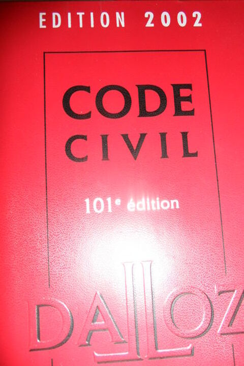 Code civil DALLOZ dition 2002 3 Ervy-le-Chtel (10)