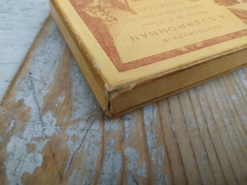 Ancienne Boite Photographies CDV A.Guerronnan Versailles
