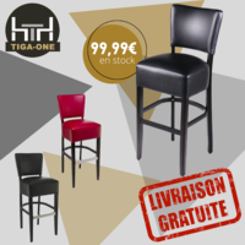   TABOURET MARTA CHR 