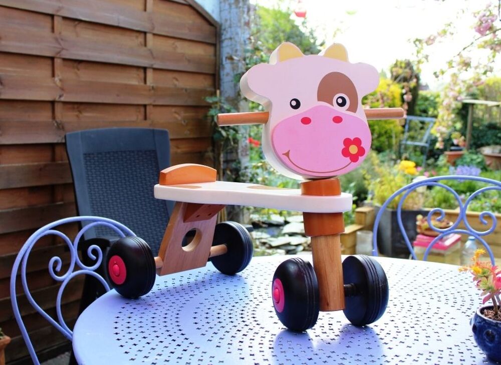 Trotteur Bois Vache Jeux / jouets
