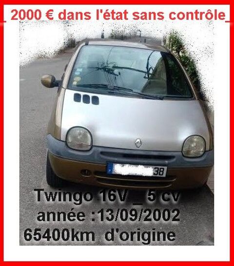 Renault Twingo 1.2i 16V Expression 2002 occasion Saint-Martin-d'H&egrave;res 38400