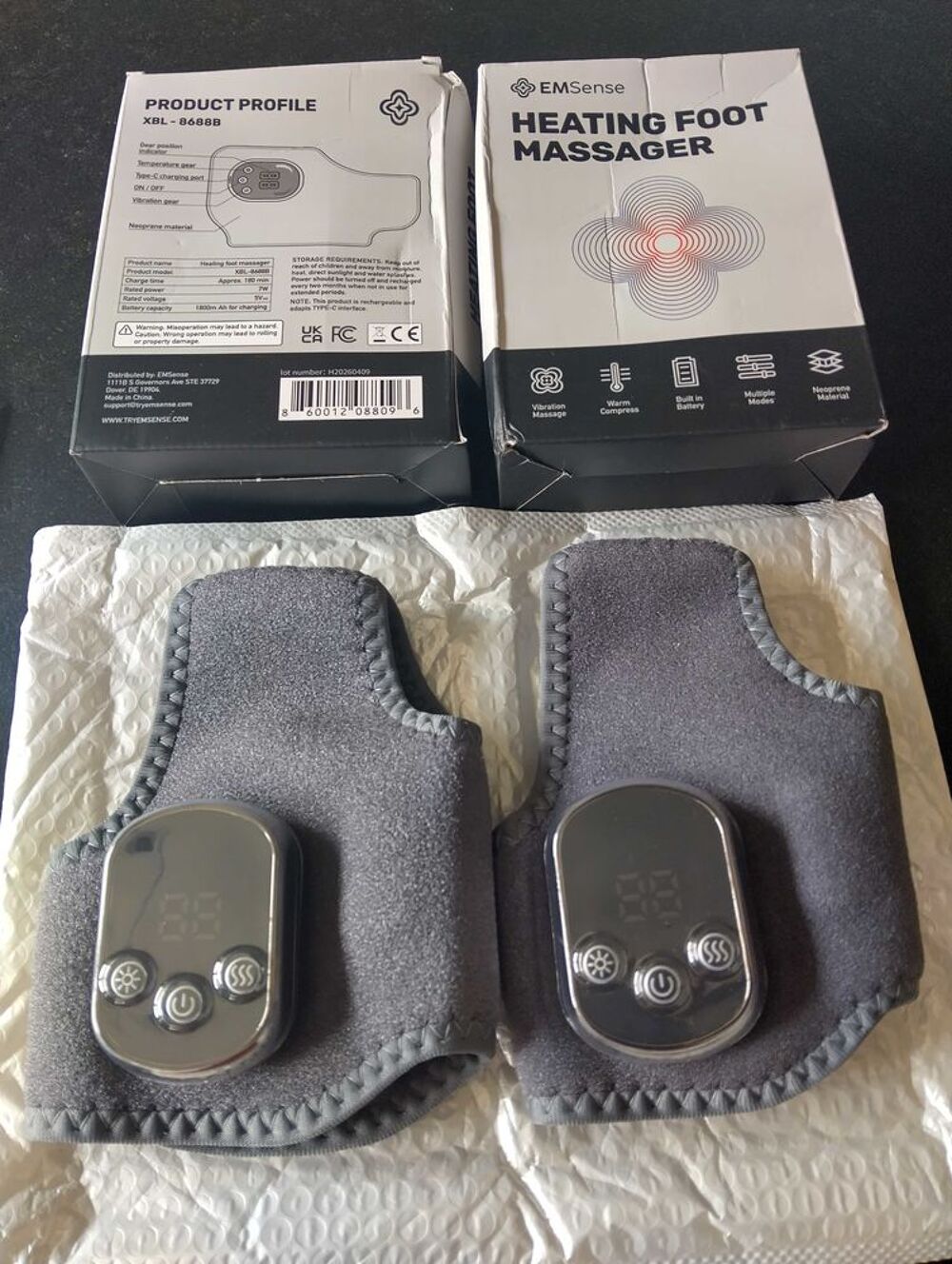 chaussons massant chauffant Sports