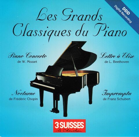 CD    Les Grands Classiques Du Piano - Objet Publicitaire 4 Antony (92)