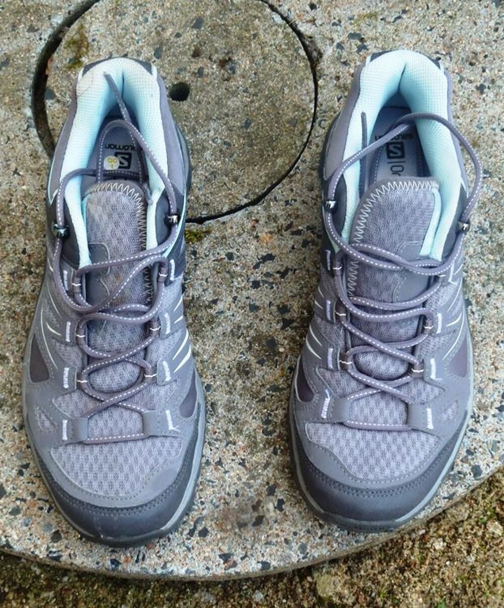 Randonn&eacute;e - chaussures femme T38 (Salomon - D&eacute;cathlon) Sports