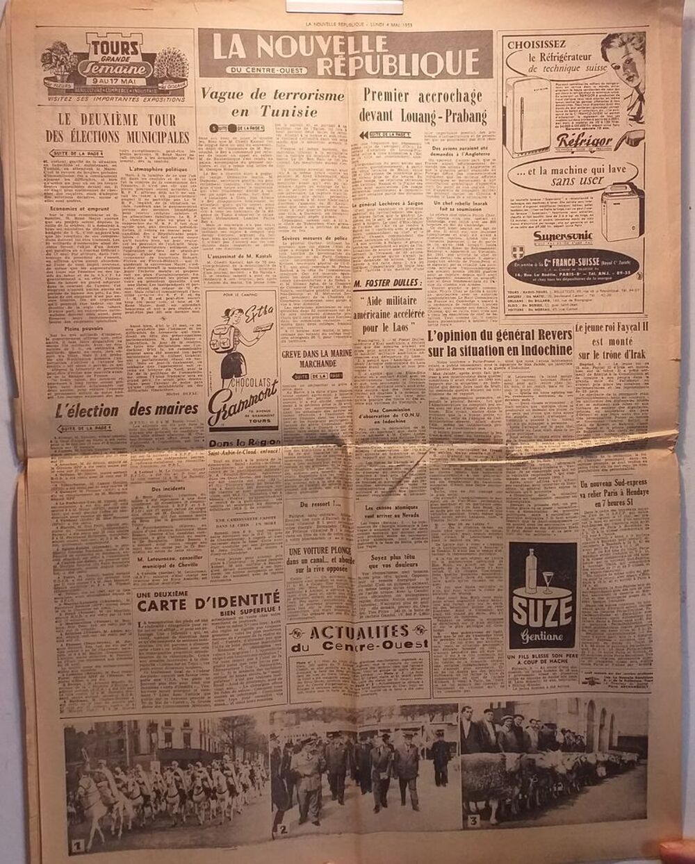 Journal , la Nouvelle R&eacute;publique du Centre Ouest , 4 mai de 