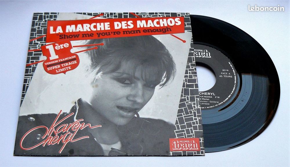  SP Karen CHERYL : La marche des machos - Super tirage limit CD et vinyles