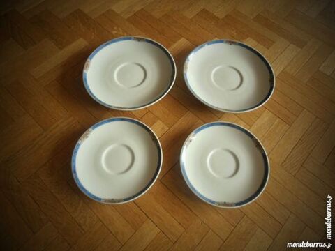 4 soucoupes décorées (33) 4 Tours (37)