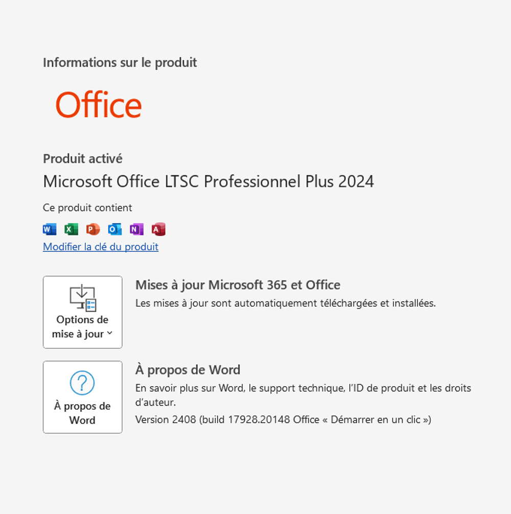 Microsoft OffMicrosoft Ofice LTSC 2024 Pro Plus - Windows 64 Matériel informatique