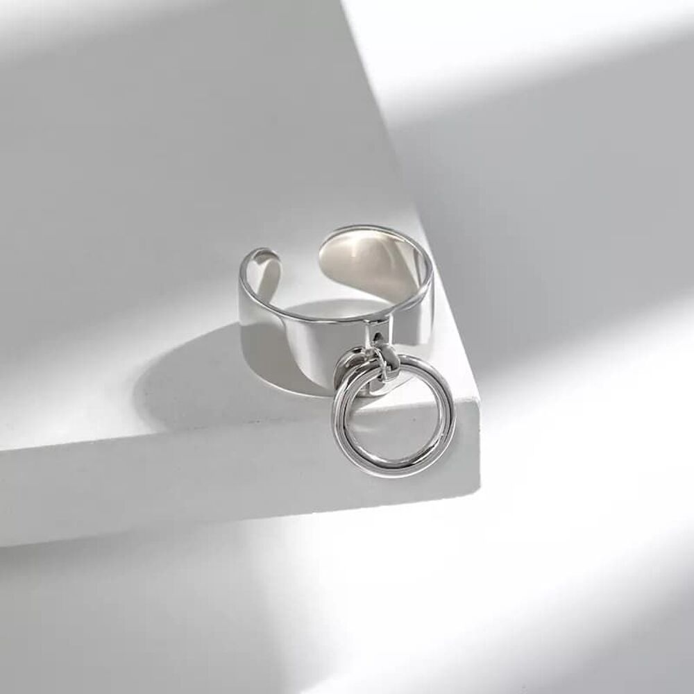 Bague Manchette acier Bijoux et montres