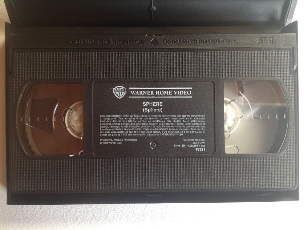 SPHERE FILM DE BARRY LEVINSON K7 VID&Eacute;O Envoi Possible
DVD et blu-ray