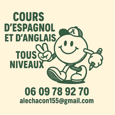 ? Cours d'espagnol et d'anglais ? Tous niveaux 0 83700 Saint-raphal