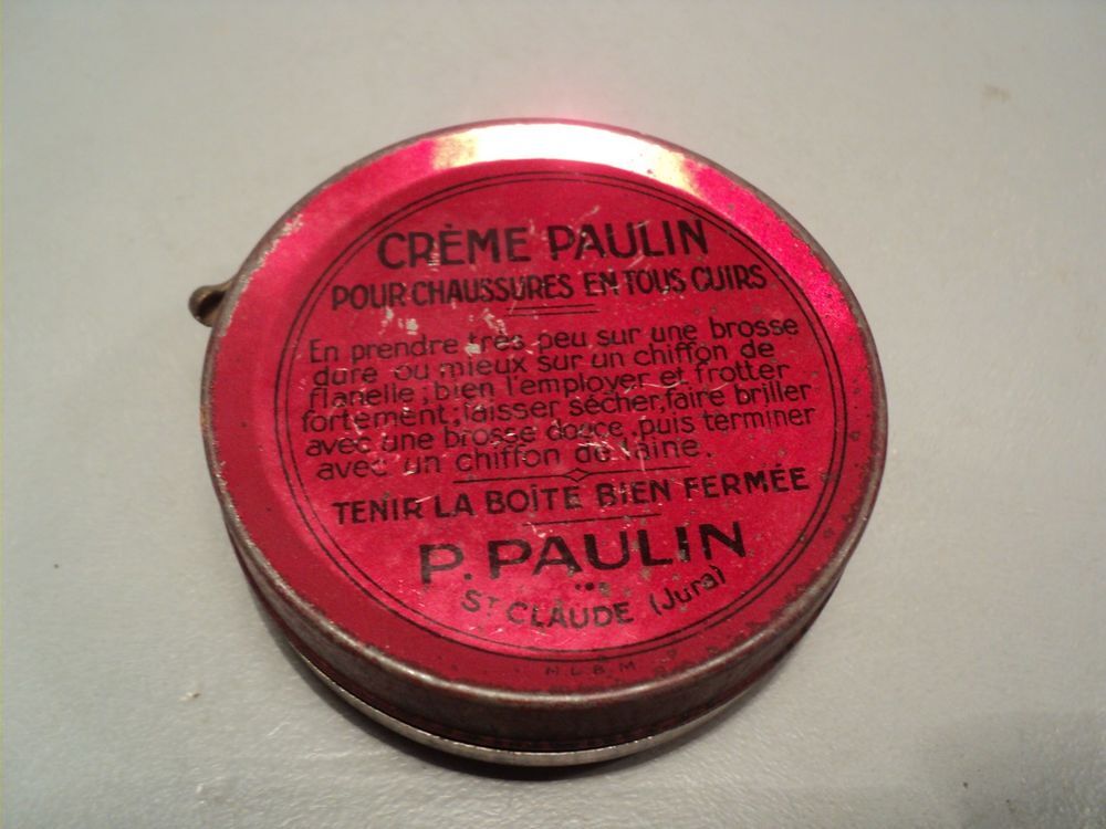 Rare et Ancienne Boite Publicitaire Cr&egrave;me Paulin Culmina N&deg;4 