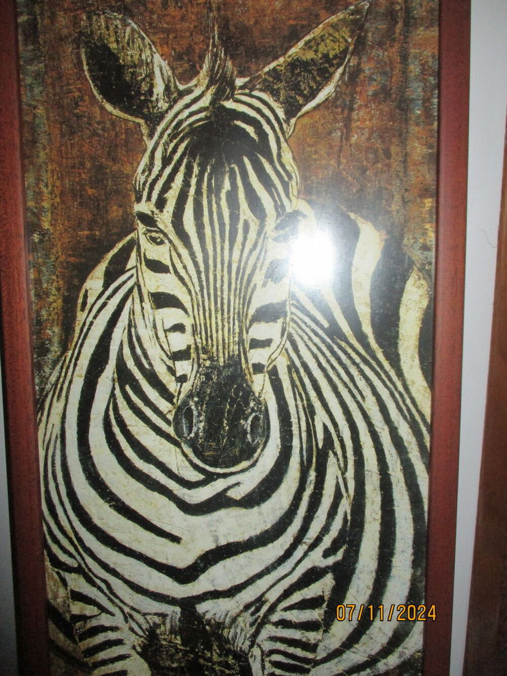 Tableaux z&egrave;bre et girafe Décoration