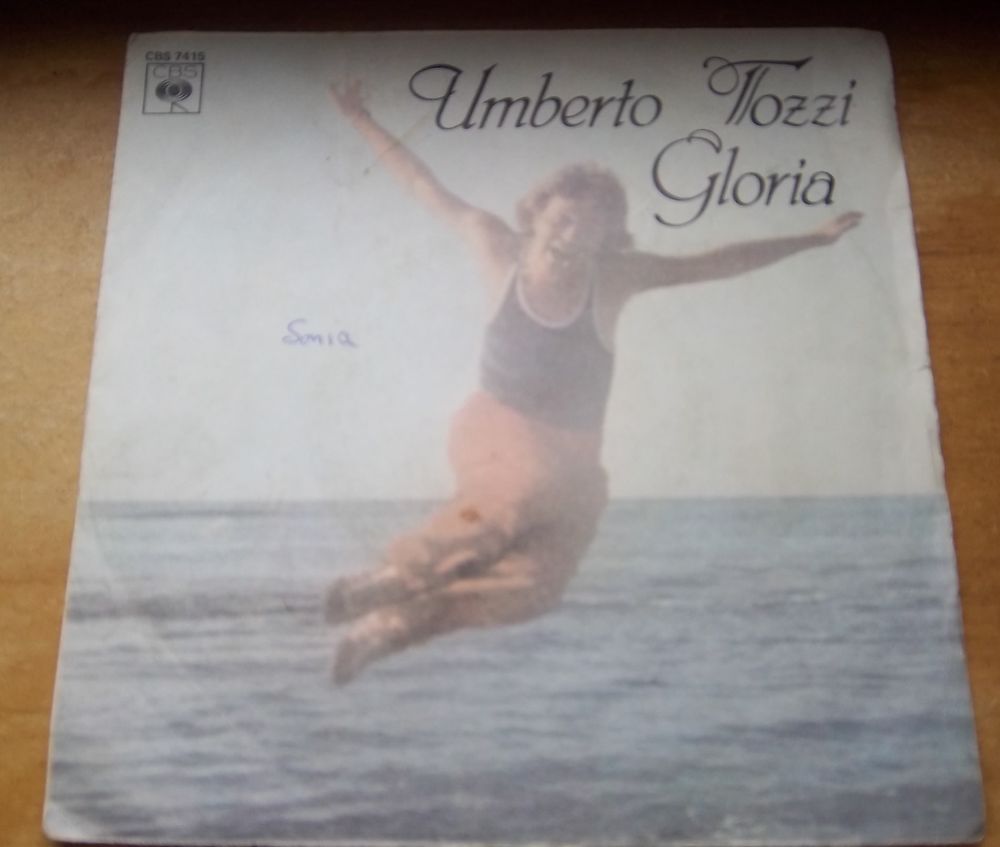 45 tours Umberto Tozzi Gloria CD et vinyles