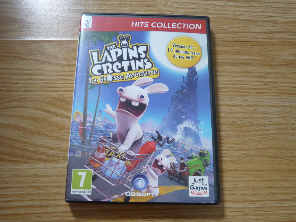 jeu pc lapins cr&eacute;tins Consoles et jeux vidos