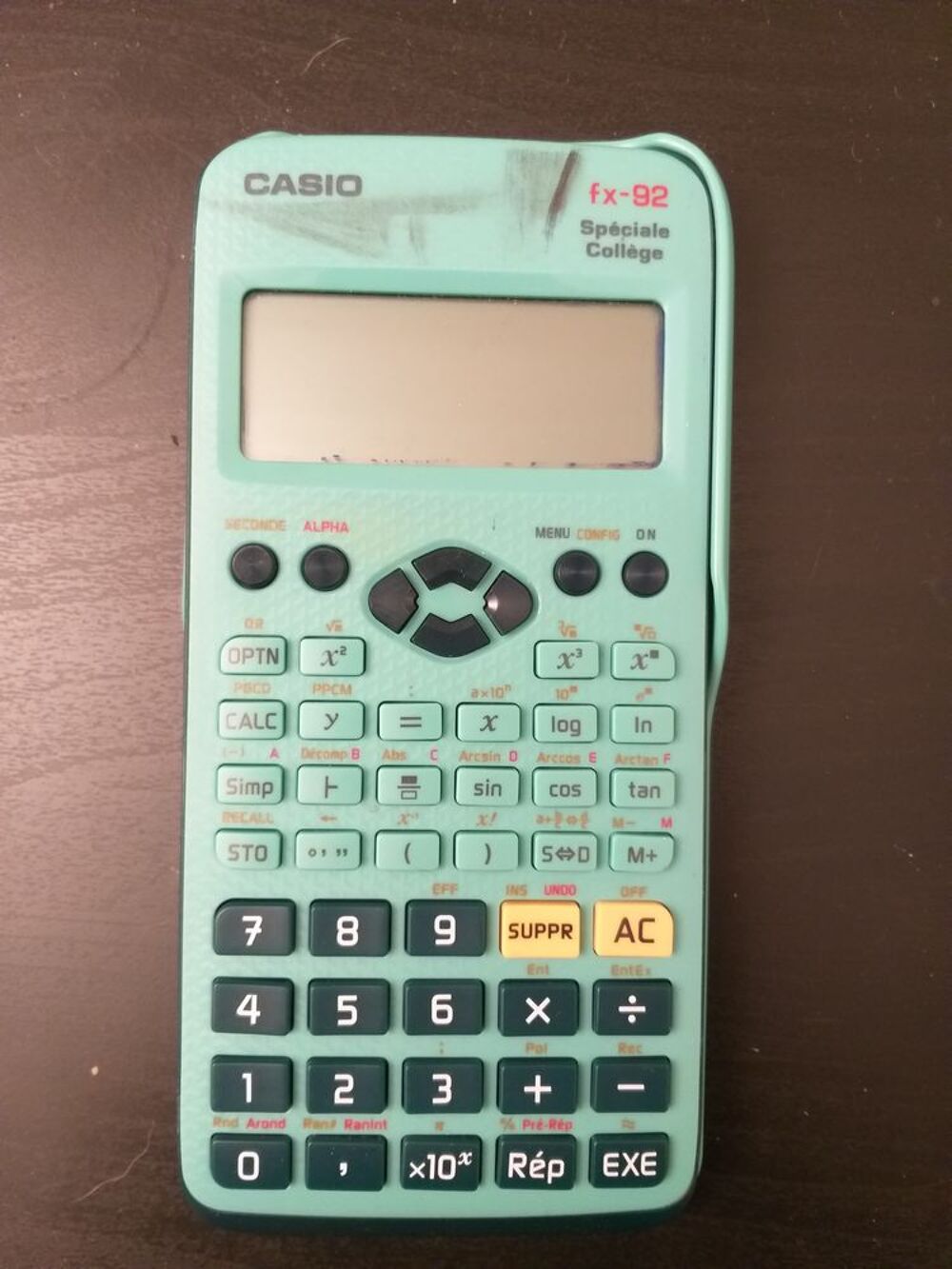 Calculatrice scientifique FX-92 Coll&egrave;ge 2D Matriel informatique