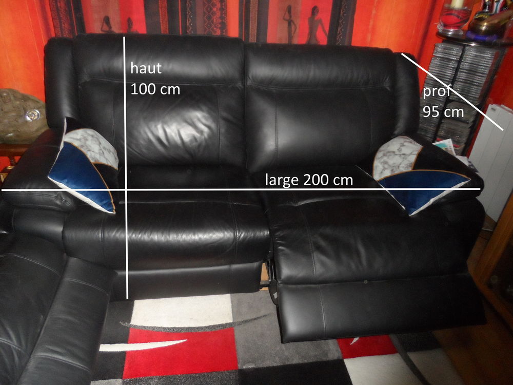  Canap&eacute; Et Fauteuil Cuir Relaxant Confo tablemerisier marbre Meubles