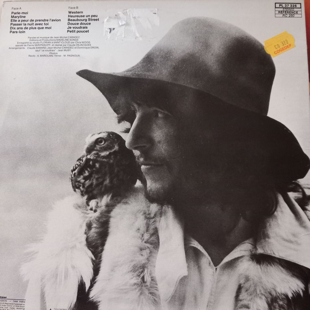 JEAN MICEL CARADEC/ DISQUE VYNIL 33 TOURS CD et vinyles