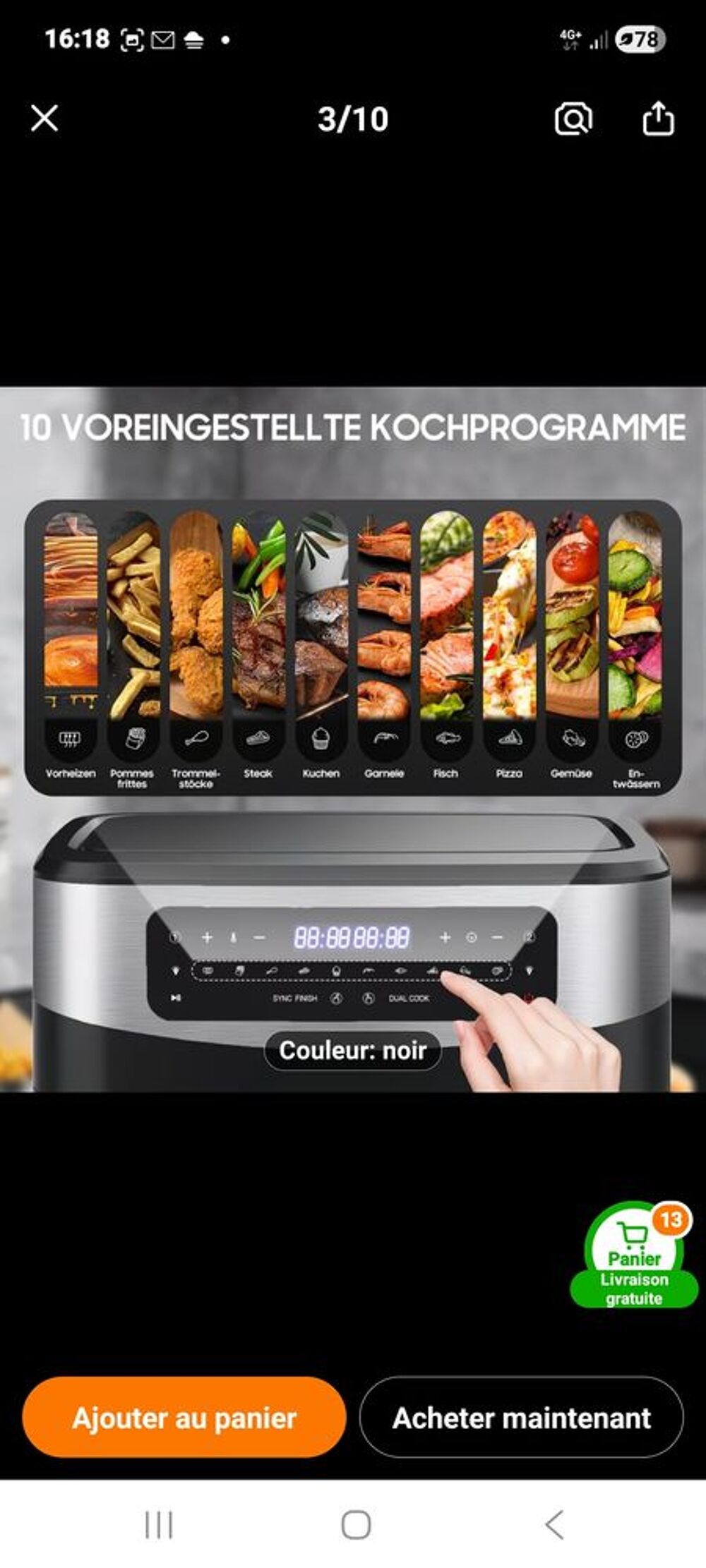 AIR FRAYER Electrom�nager