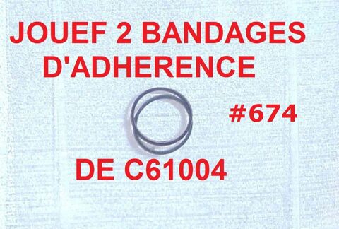 JOUEF 2 BANDAGES D'ADHÉRENCE DE C61004 #674 6 Sergines (89)
