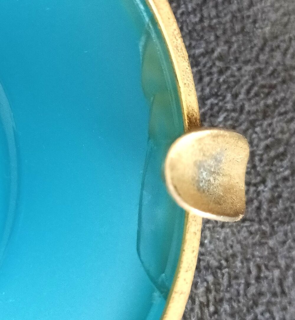 Paire de cendriers V.N.C "Opaline de Venise"- Murano 1970 