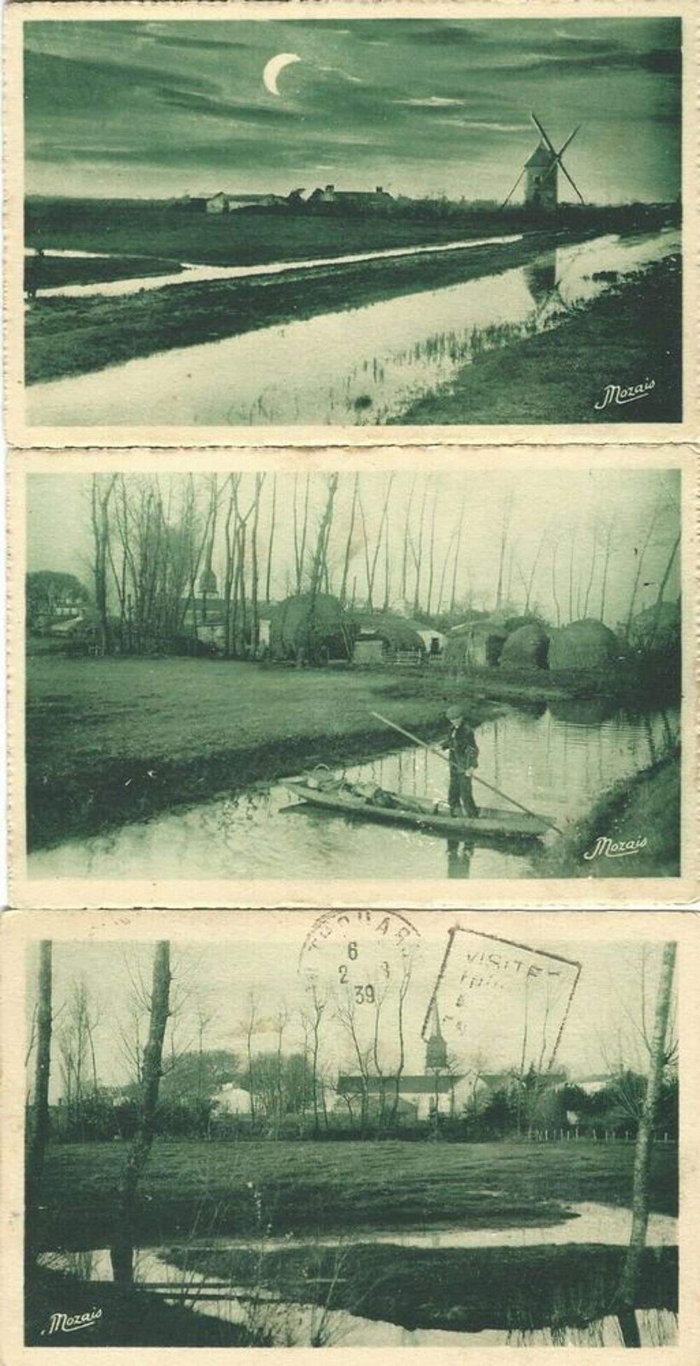 Les plus beaux paysages de la VEND&Eacute;E MARA&Icirc;CHINE - 3 CPA 
