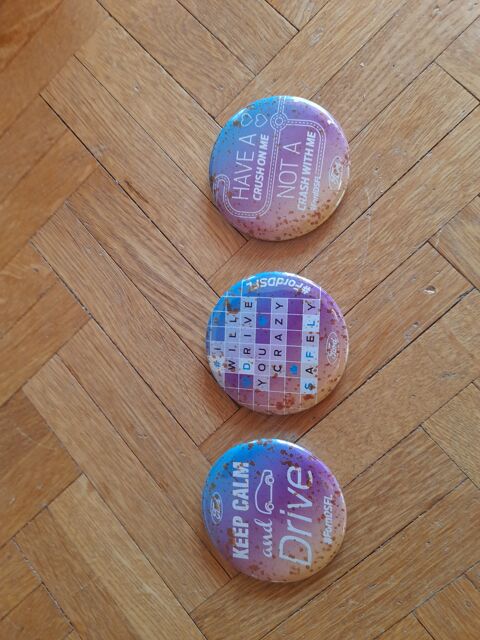 Lot de 3 broches (AS) 5 Tours (37)
