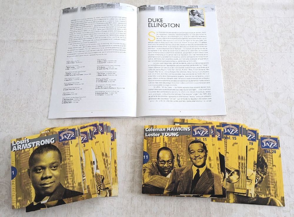JAZZ coffret de 20 CD "les triomphes du jazz" CD et vinyles