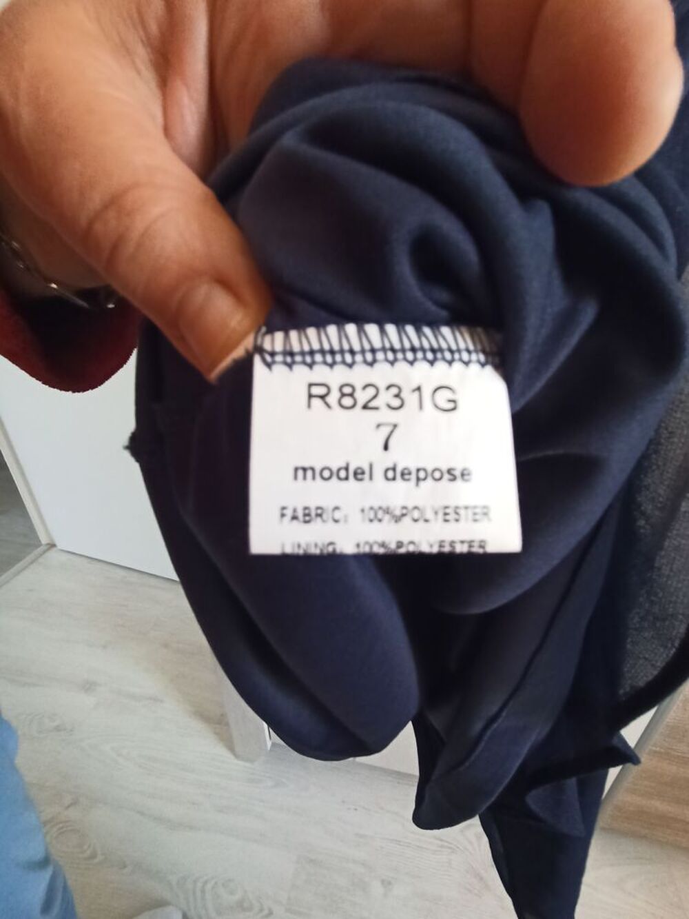 Robe longue bleu Vêtements