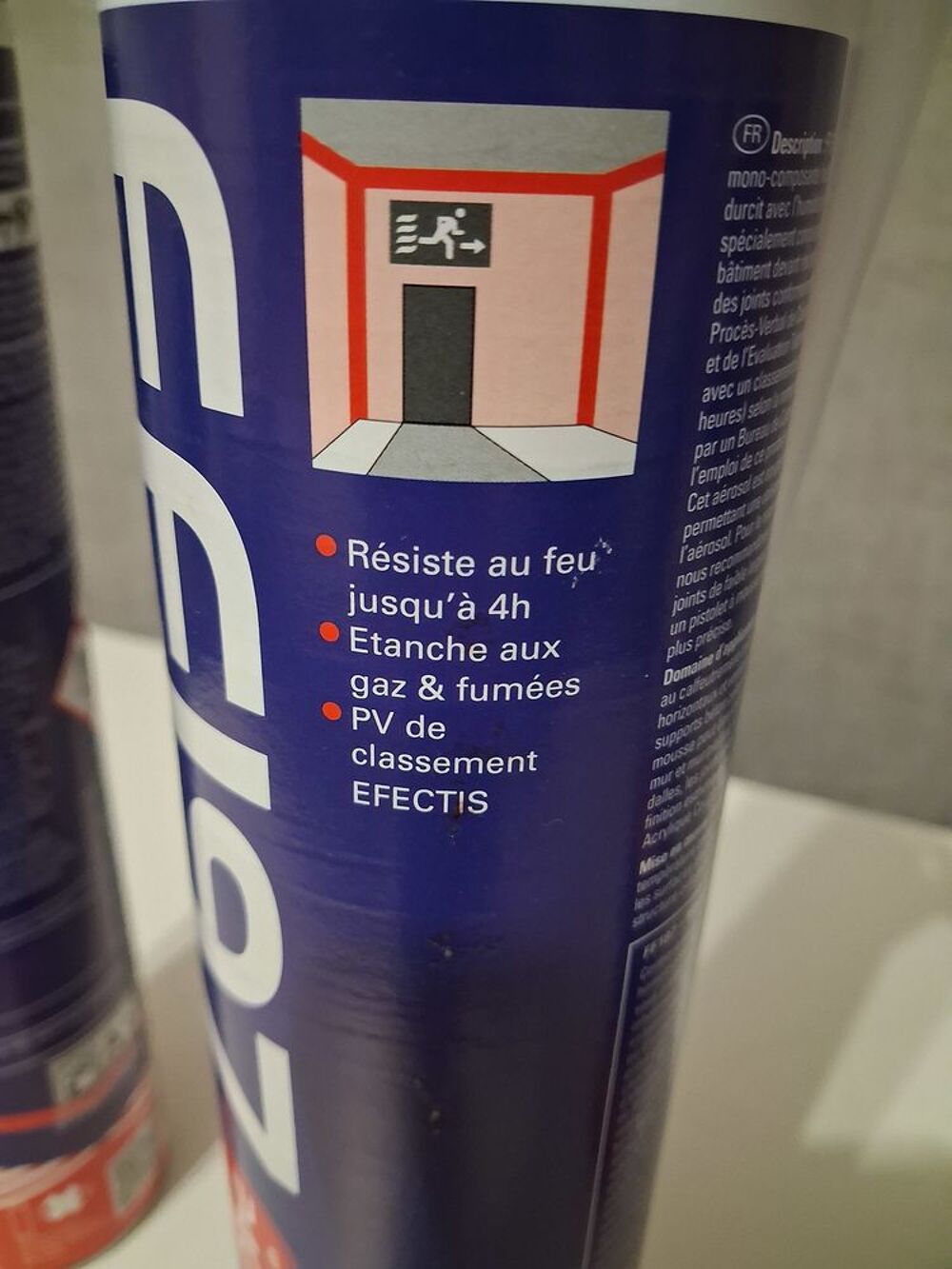 Mousse expansible coupe feu Bricolage