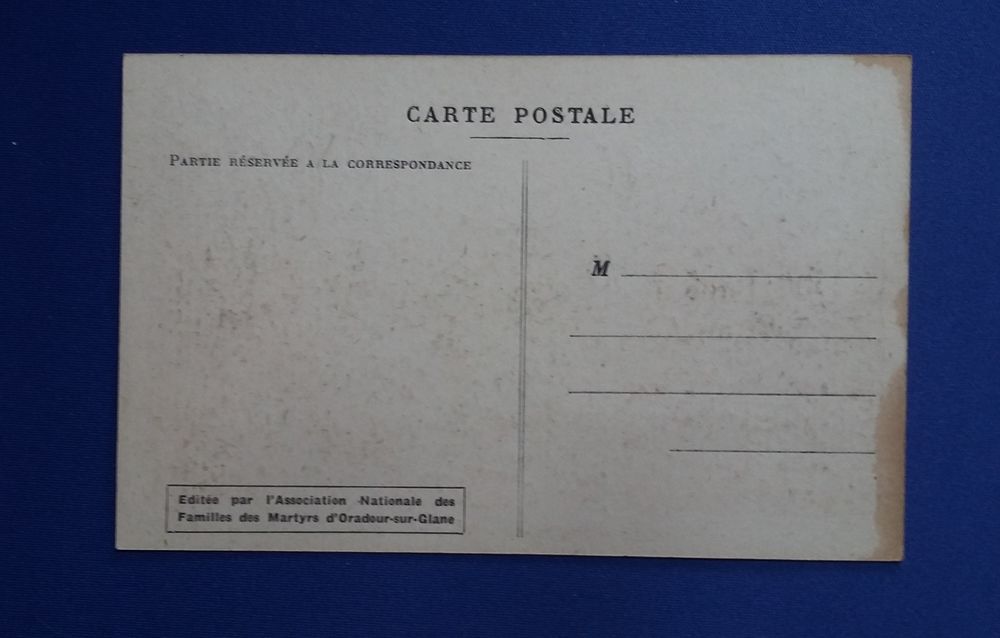Carte postale d'Oradour-sur-Glane ( 5 ) 