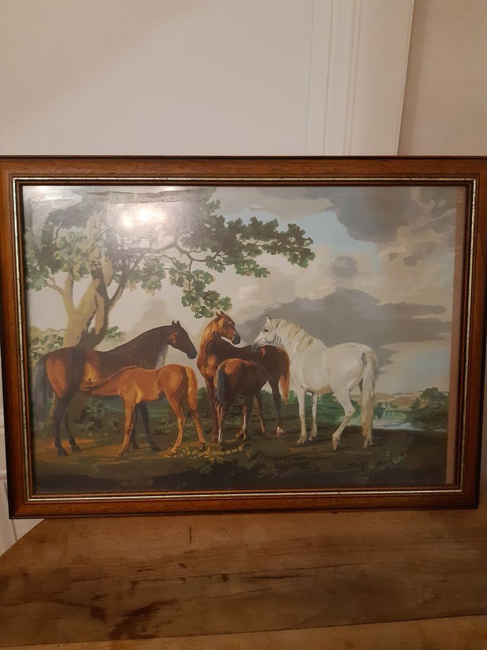 Encadrement bois pour peinture, tapisserie, Décoration