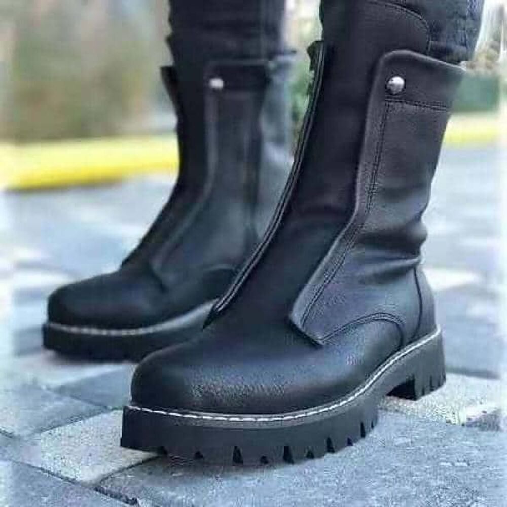 Homme Bottes Mi-Mollet Taille 43 Chaussures