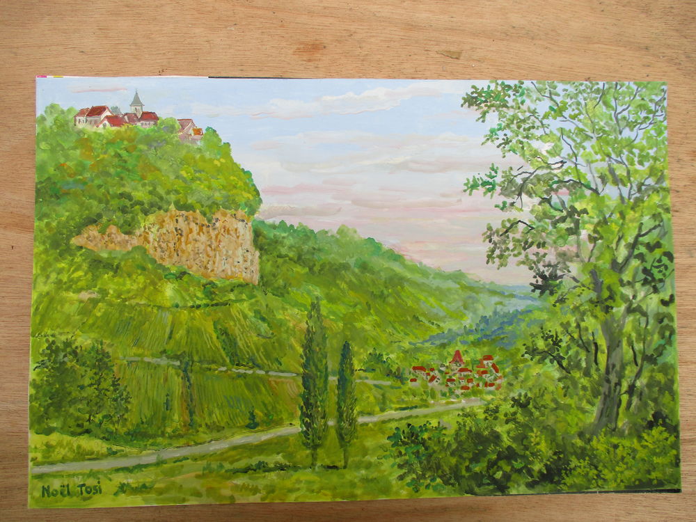 Tableau paysage du Jura Décoration