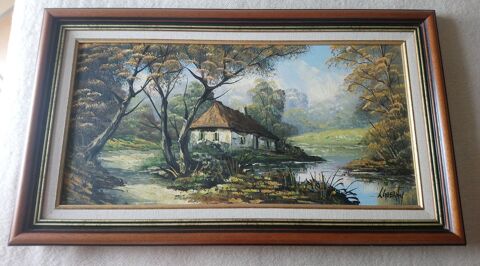 Tableau peintre l. GUERNY 293 La Courneuve (93)