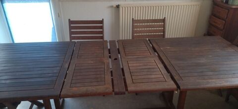 Table rallonge + 4 chaises et 2 fauteuils extrieur 300 Belfort (90)