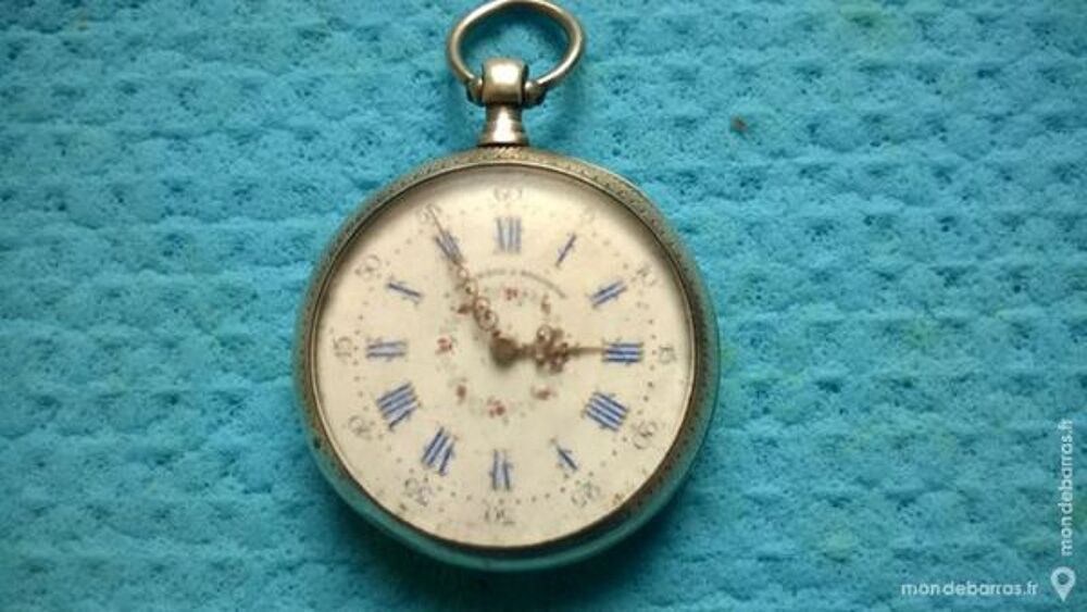 Belle montre gousset Argent &agrave; cl&eacute; Bijoux et montres