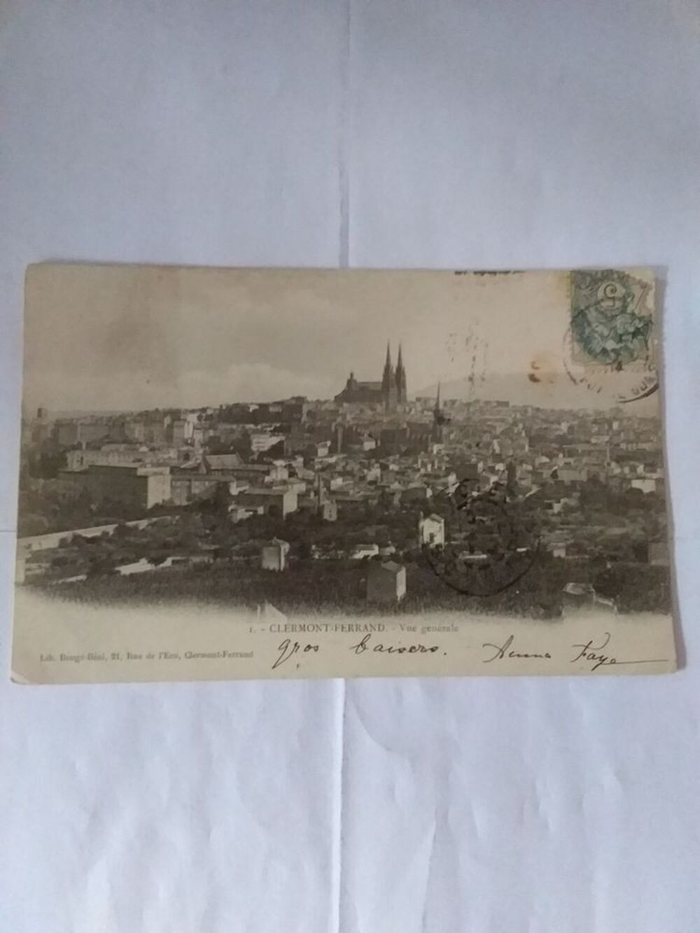 Carte postale ancienne D&eacute;partement 63 