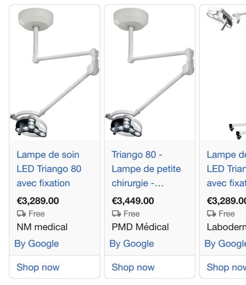 Lampe triango 80 neuve op&eacute;ratoire 1500 59000 Lille