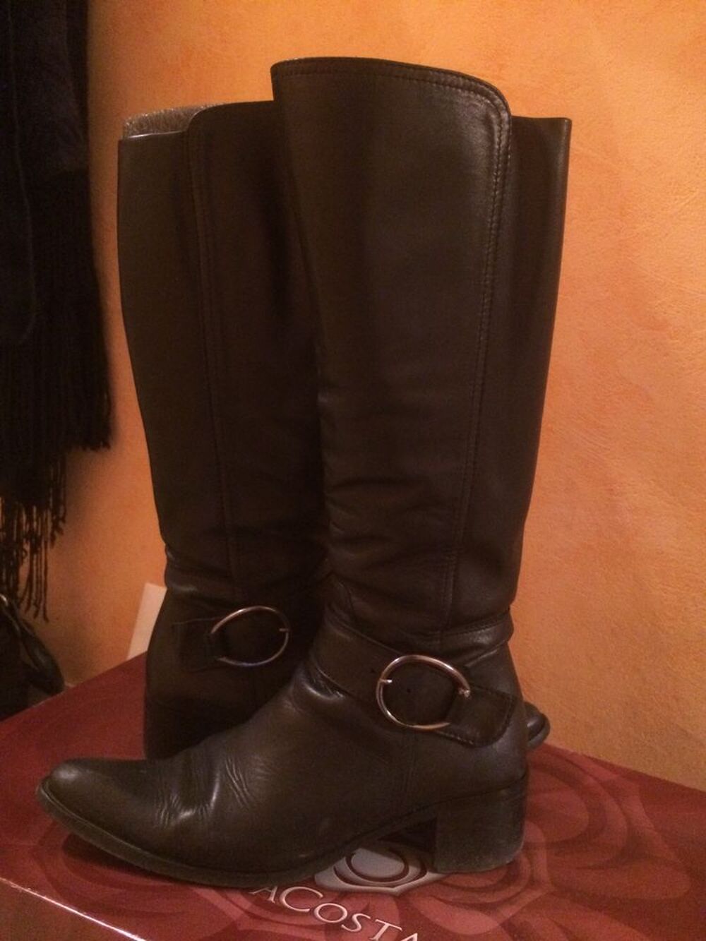 Bottes noires Costa Costa Femme - Pointure 37 Chaussures