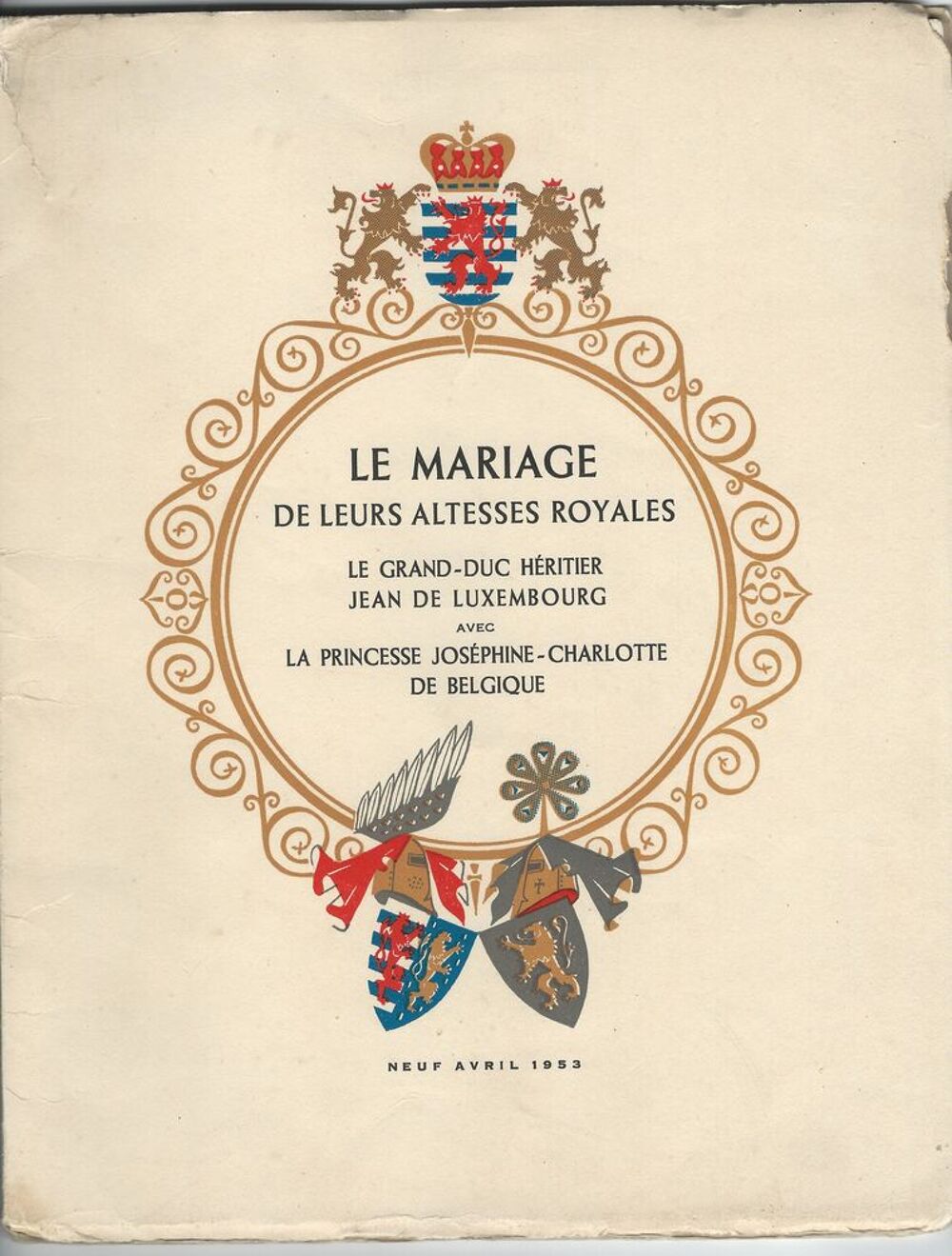 album souvenir: le mariage de leurs altesses royales du LUXE 