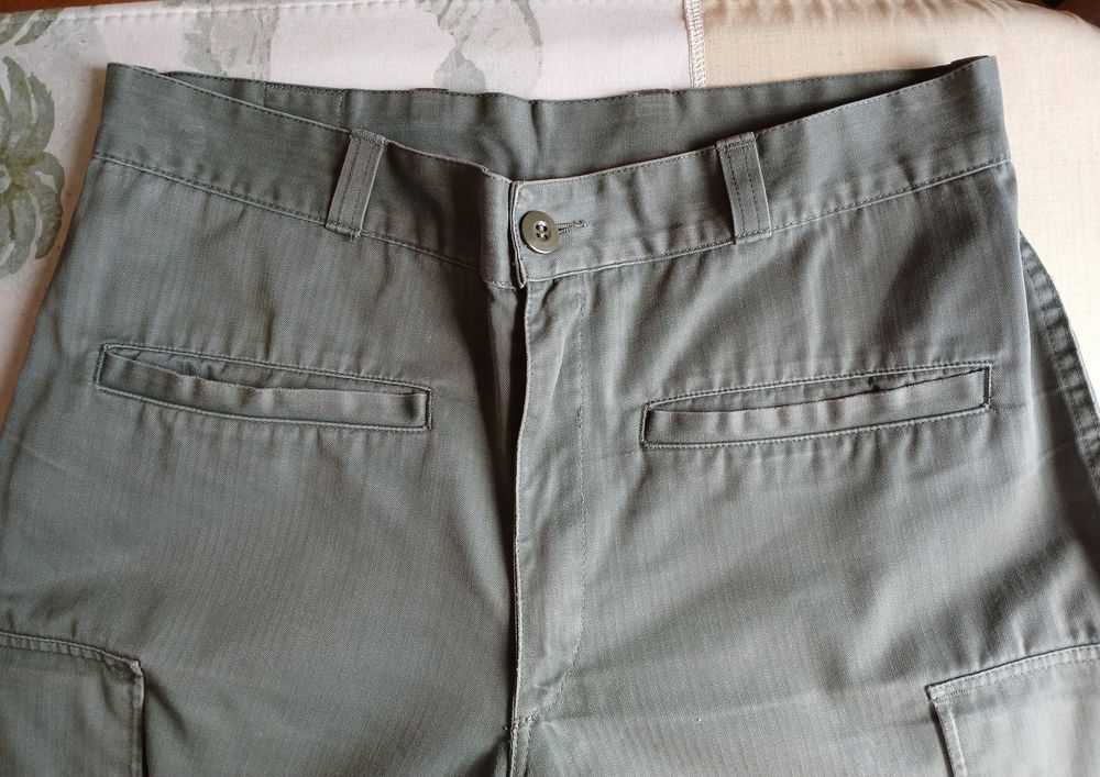 PANTALON MILITARIA KAKI Vêtements